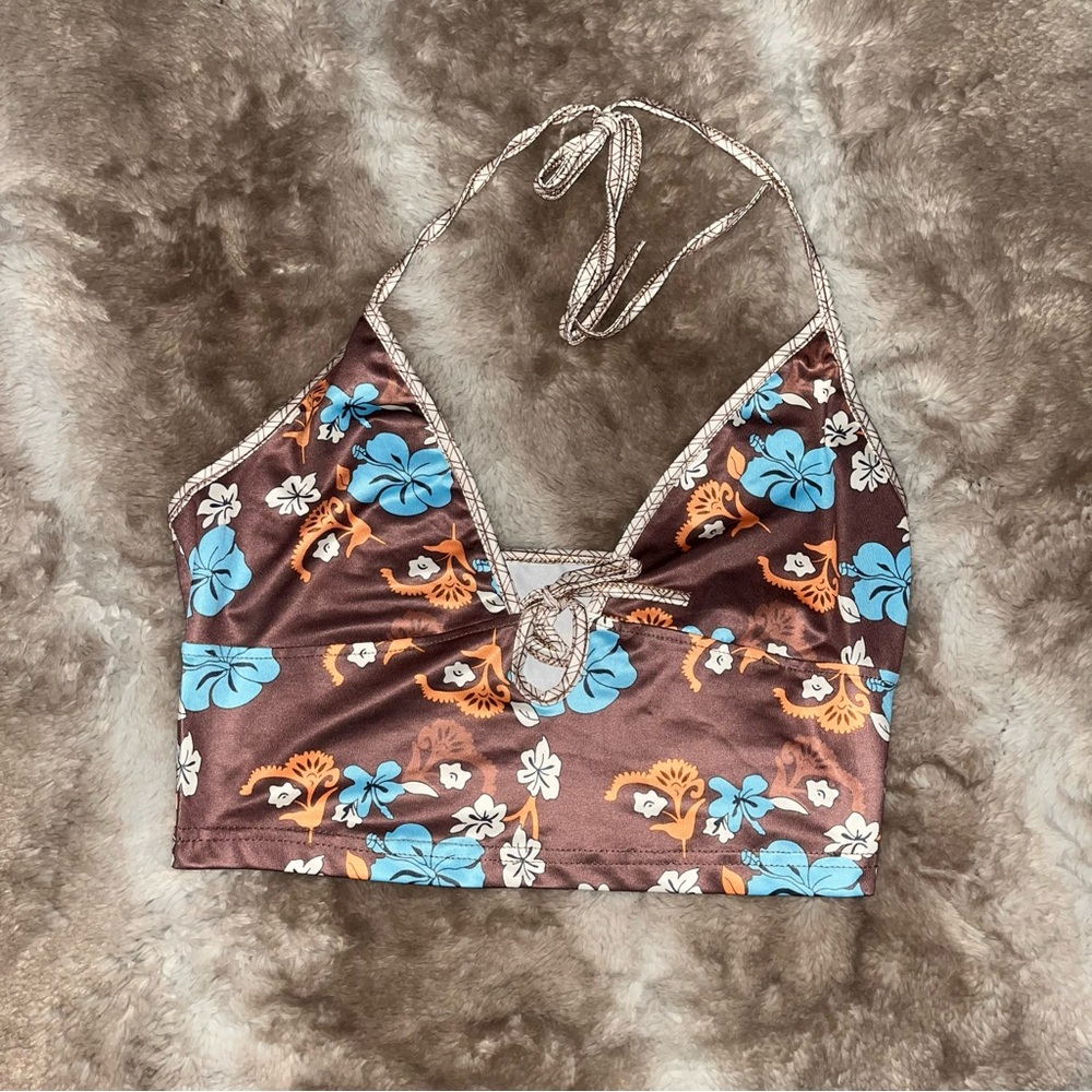 HAWAIIAN HALTER TOP